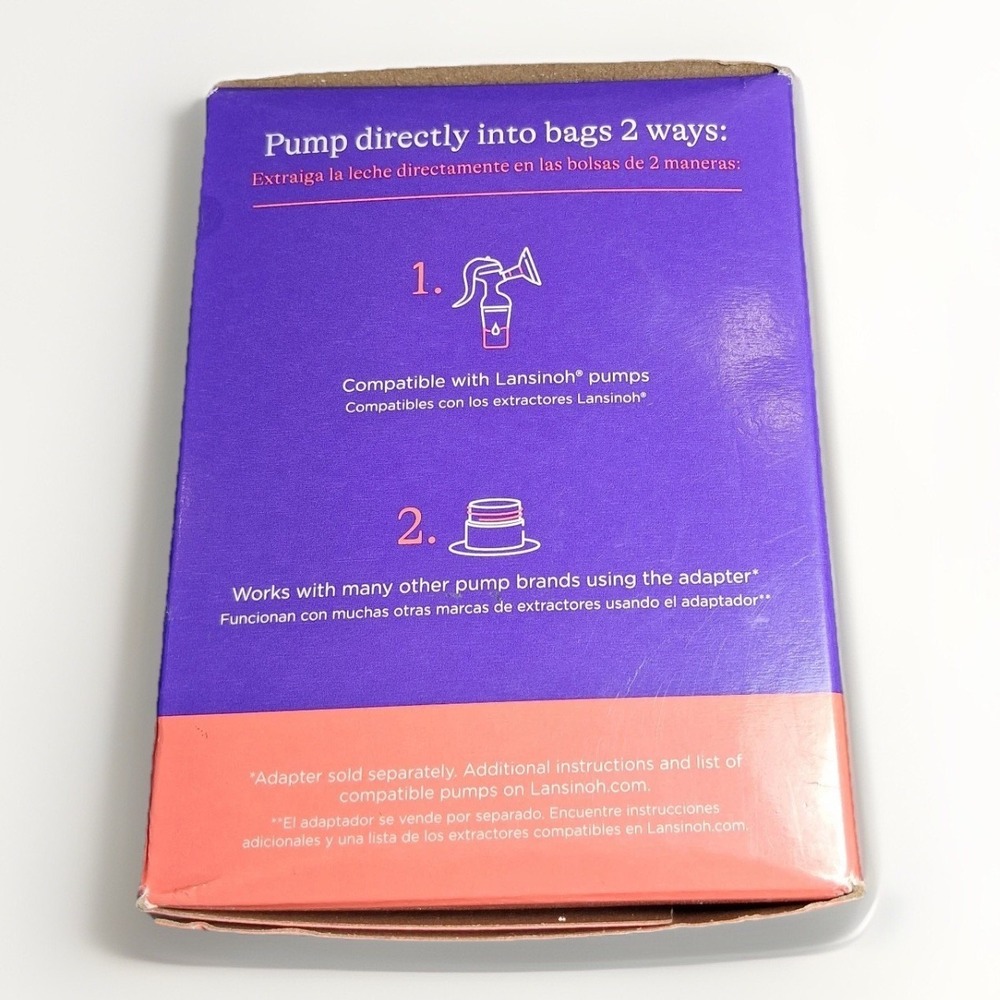 Lansinoh‎ Breastmilk Storage Bags 100 Count Pre-sterilized BPA BPS Free 44677 - Picture 5 of 9